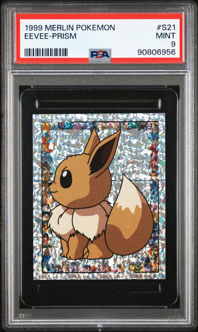 PSA (MINT 9) Eevee - Prism #S21 - Merlin Pokémon (#90806956)