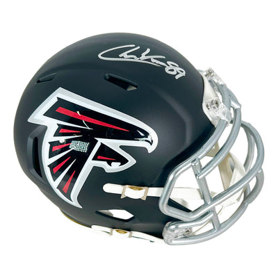 Charlie Woerner Signed Atlanta Falcons Speed Mini Football Helmet (Beckett)