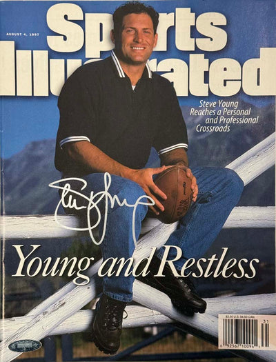 Steve Young Signed Sports Illustrated 8/4/1997 Issue (JSA)