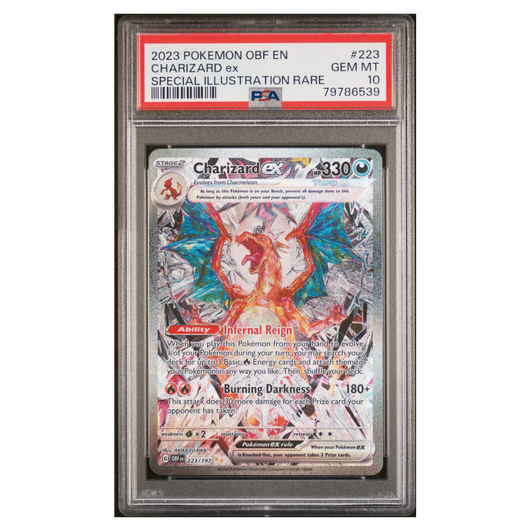 Charizard ex SIR Obsidian Flames #223 PSA 10