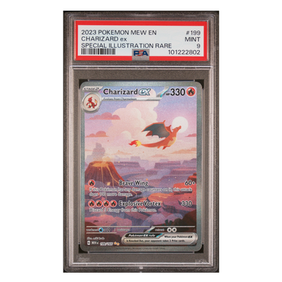 Charizard ex Special Illustration Rare 151 #199 PSA 9