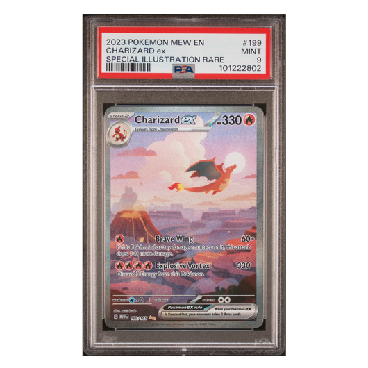 Charizard ex Special Illustration Rare 151 #199 PSA 9
